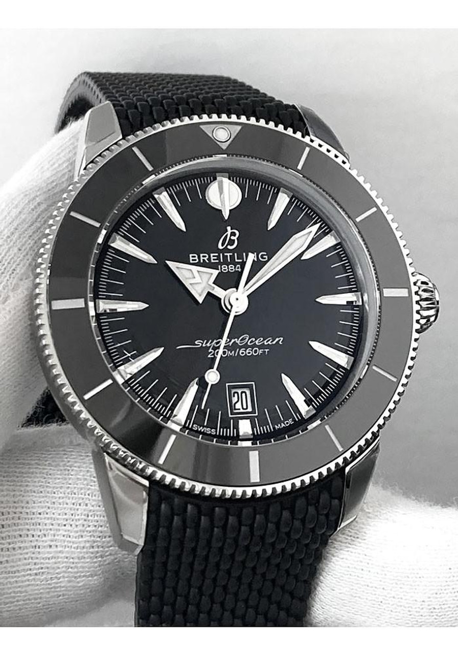 Breitling SUPEROCEAN HERITAGE B31 AUTOMATIC 44 Black Rubber