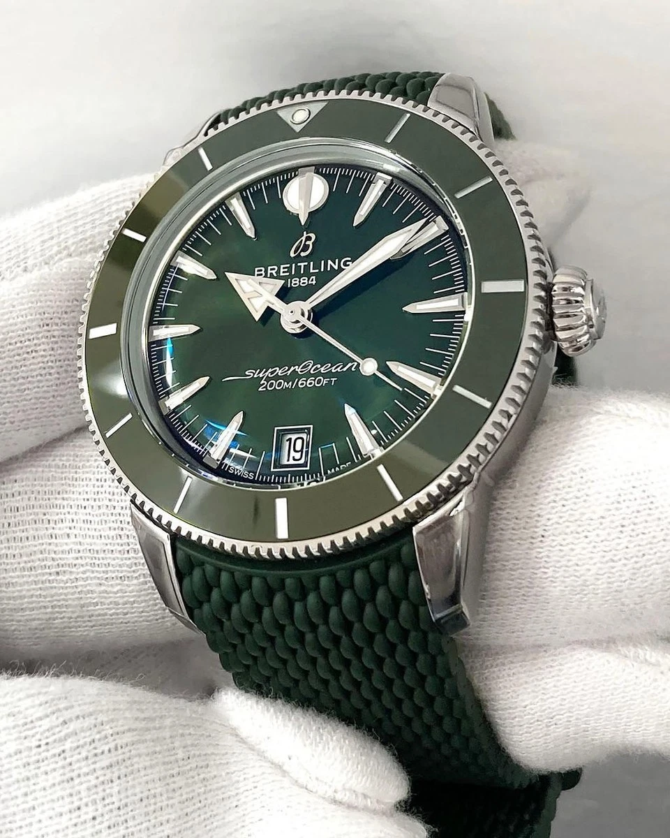 Breitling SUPEROCEAN HERITAGE B31 AUTOMATIC 40 Green Rubber