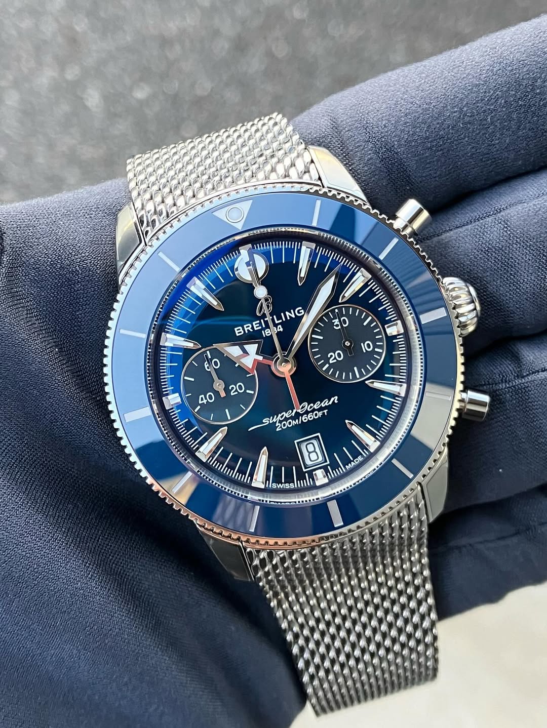 Breitling SUPEROCEAN HERITAGE B01 CHRONOGRAPH 42 Blue